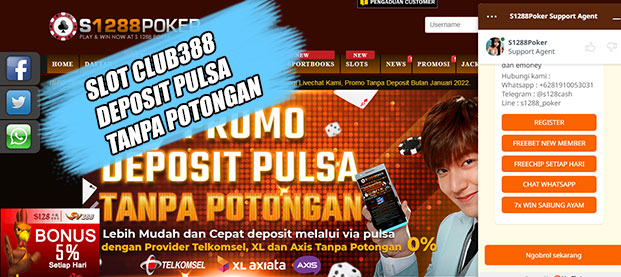 Slot club388 deposit pulsa tanpa potongan