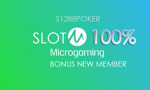 Slot microgaming bonus new member 100%