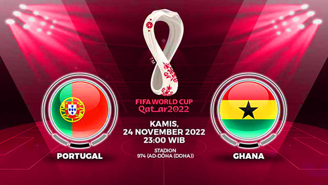 Prediksi skor portugal vs ghana 24 november 2022 piala dunia