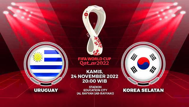 Prediksi skor uruguay vs korsel 24 november 2022 malam ini