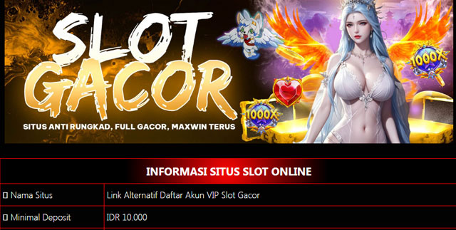 Situs Slot Online Paling Populer di Indonesia Bonus Freechip Setiap Hari