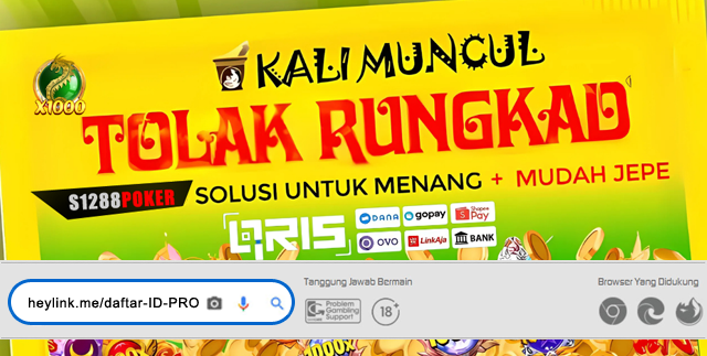 Link Slot Qris Gacor Pasti Wede di S1288Poker Terjamin